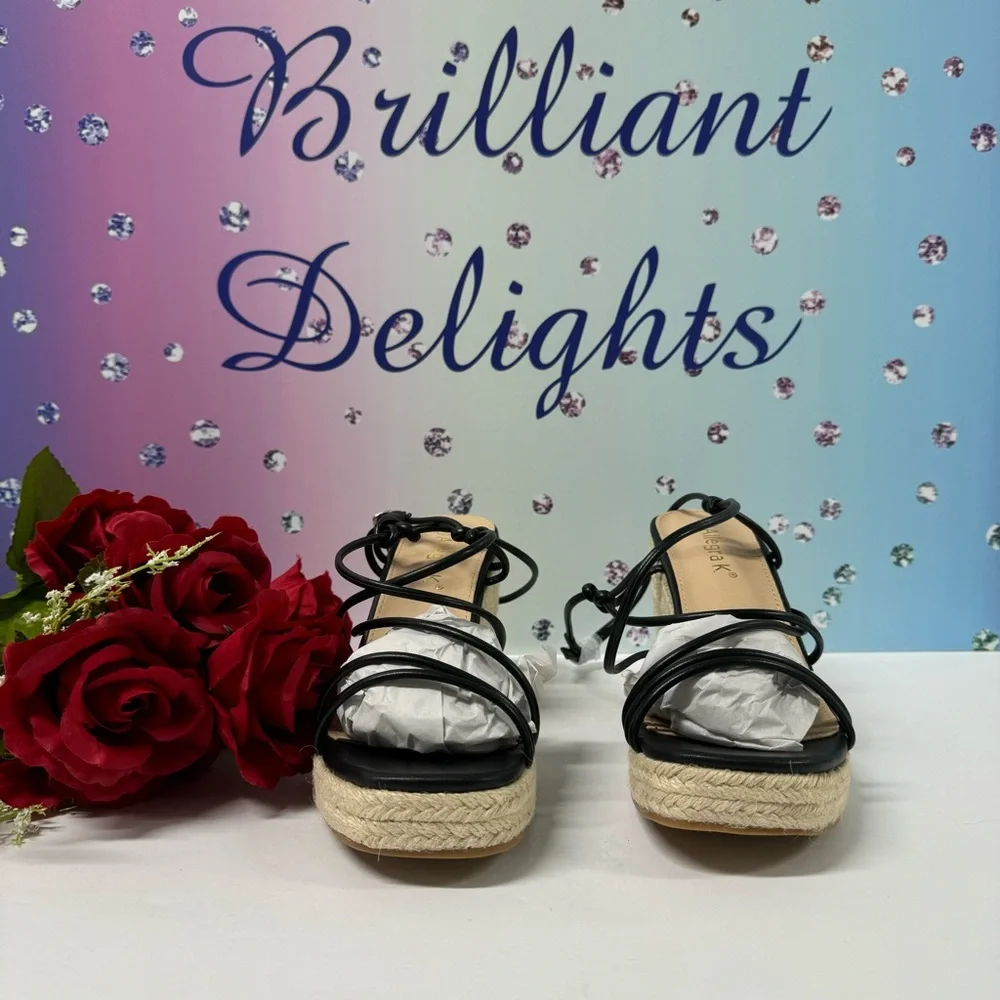 ☀️WRAP ESPADRILLE SANDALS